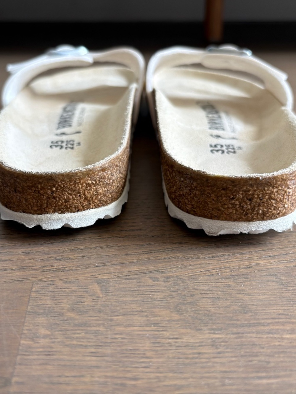 Birkenstock Madrid White Slide Size EU 35 - Picture 7 of 16